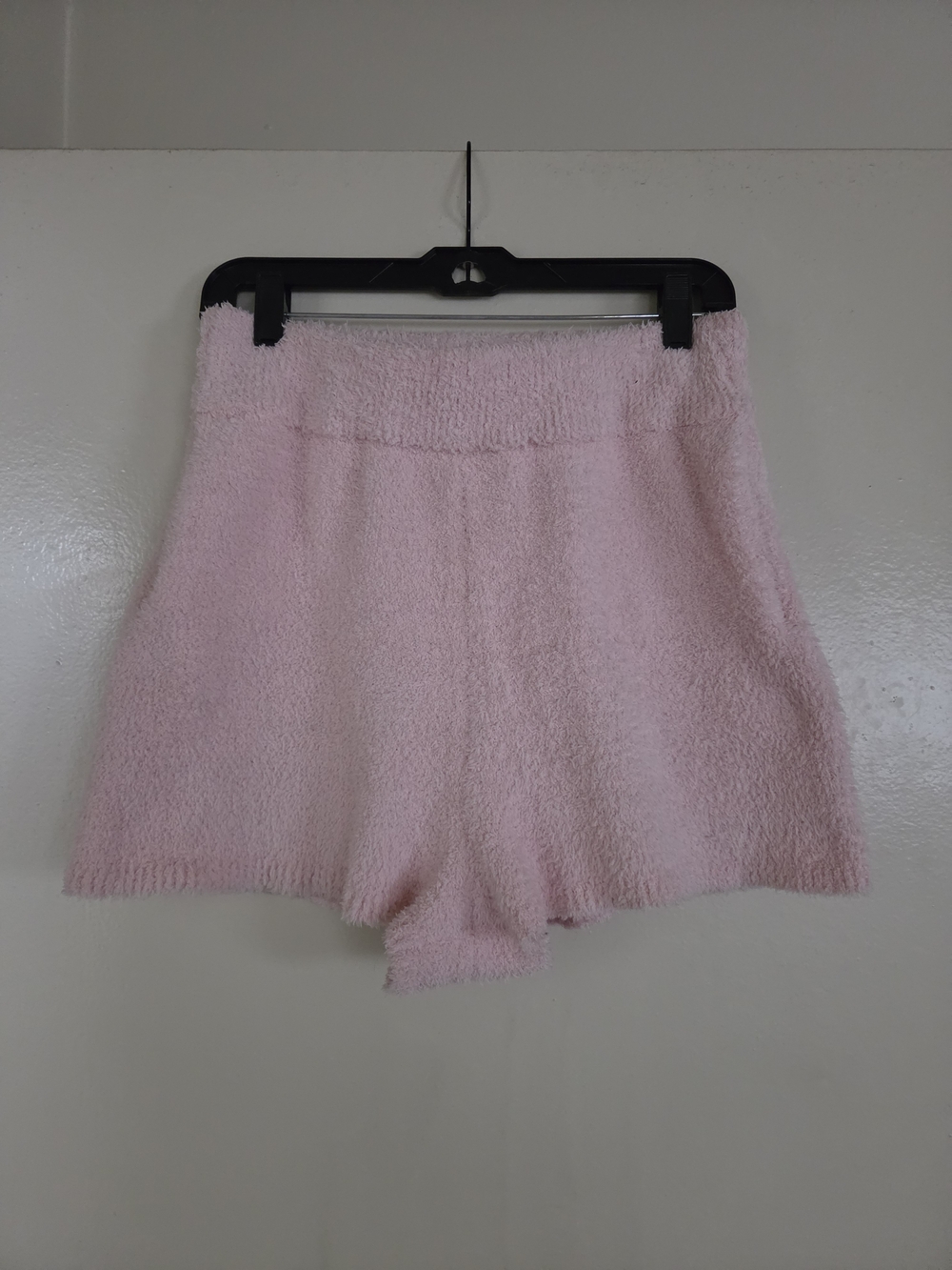 Express High Waisted Fuzzy Lounge Shorts - Pink - Size XS